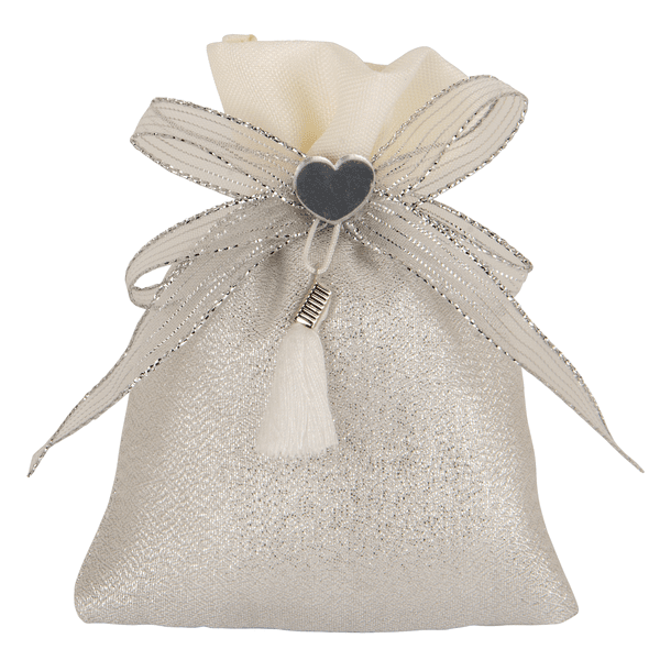 Life bag cm. 9x12 silver - c2834