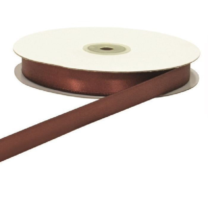 Doppio raso marr. Scuro 15mm 50mt - d1505 - d1505