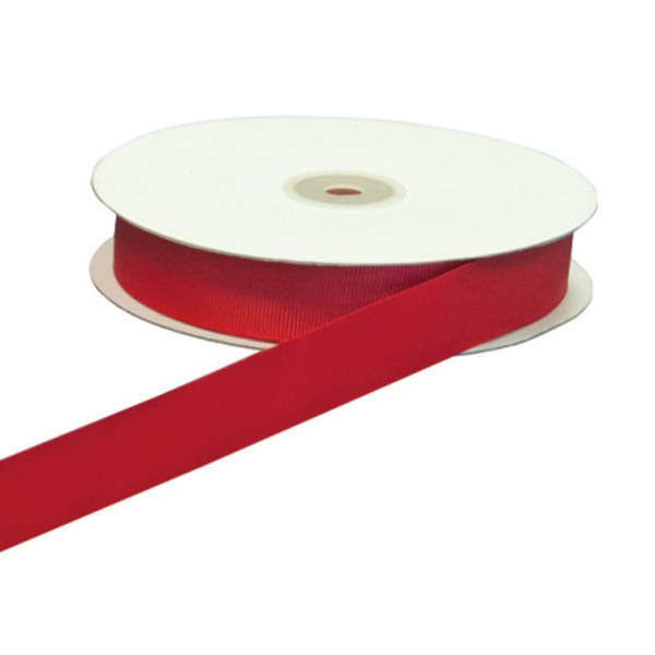 Nastro grosgrain rosso 10mm 50mt - dg1006 - dg1006