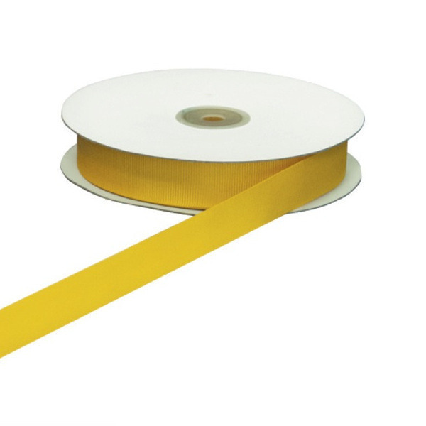 Nastro grosgrain giallo 20mm 50mt - dg2009 - dg2009