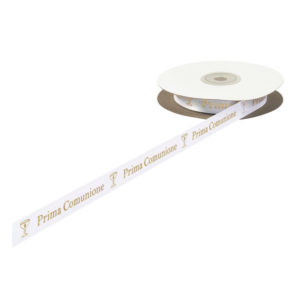 Nastro comunione b. Co 15mm 25mt - dl1501 - dl1501