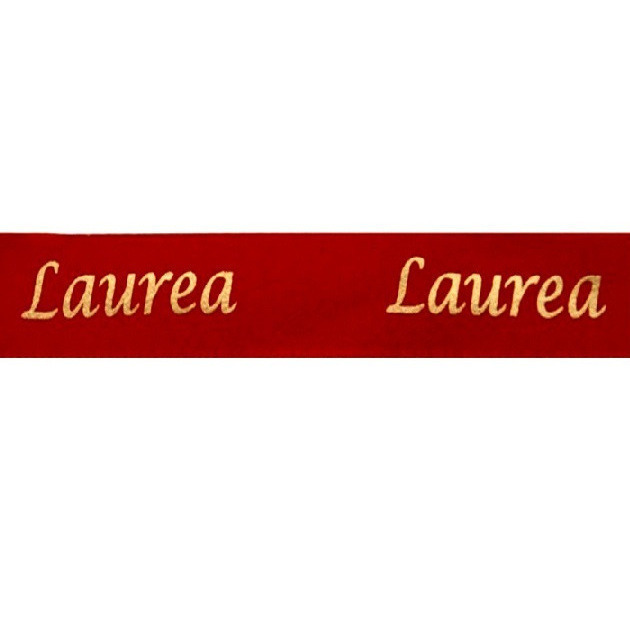 Nastro laurea rosso 15mm 25mt - dl1516 - dl1516