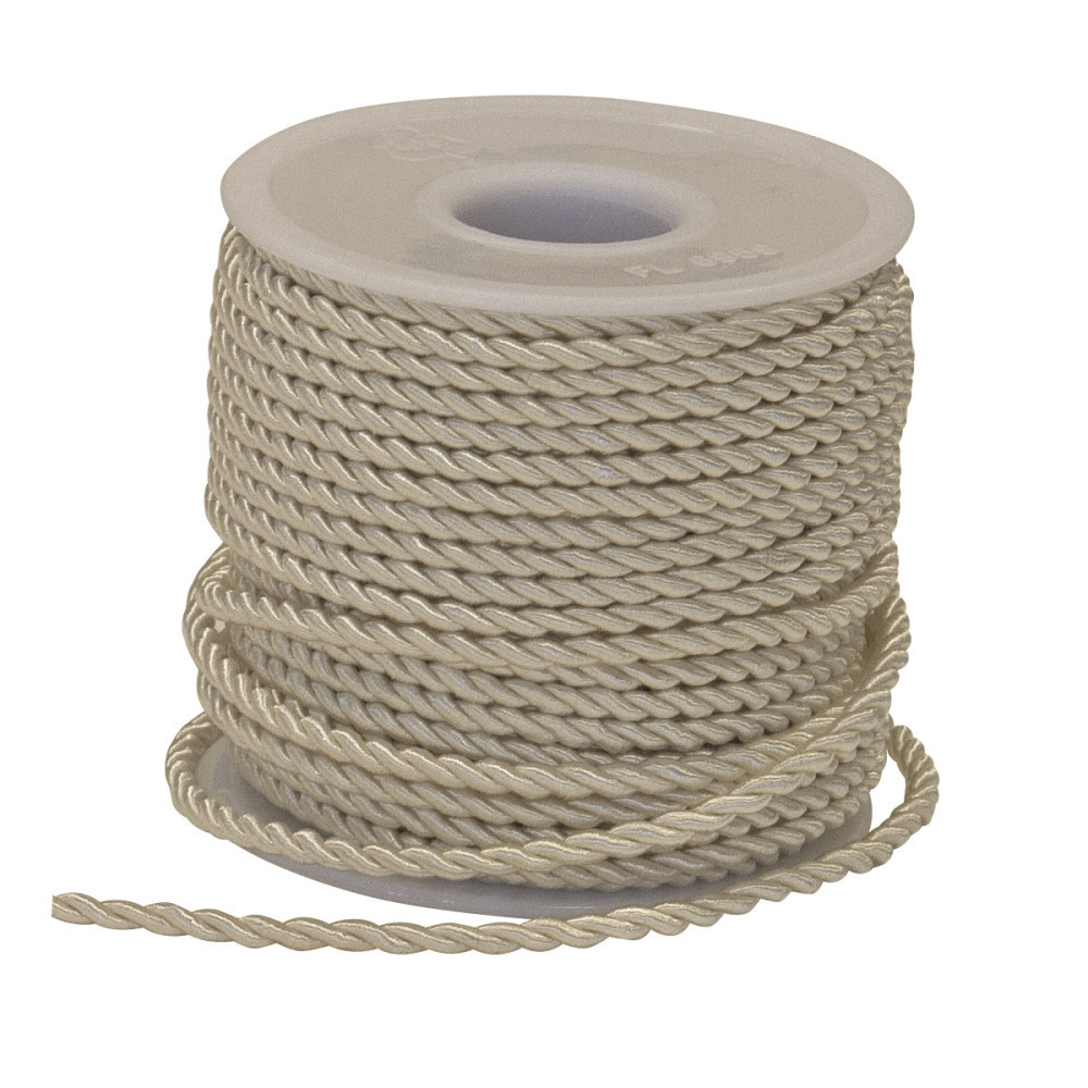Cordino avorio 3mm 25mt 1/12/120 - dn011 - dn011