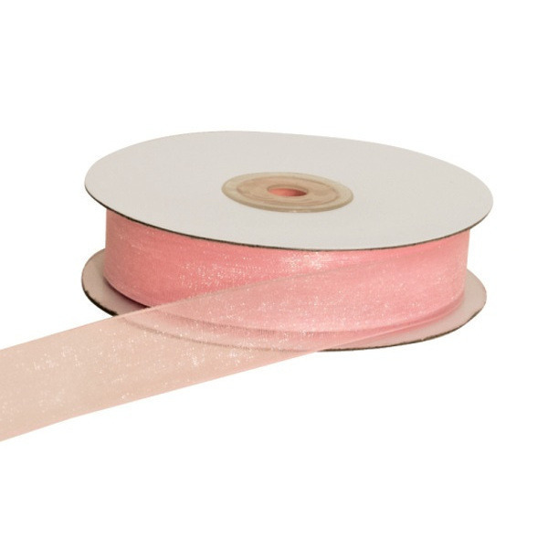 Nastro organza rosa 10mm 50mt - e1010 - e1010
