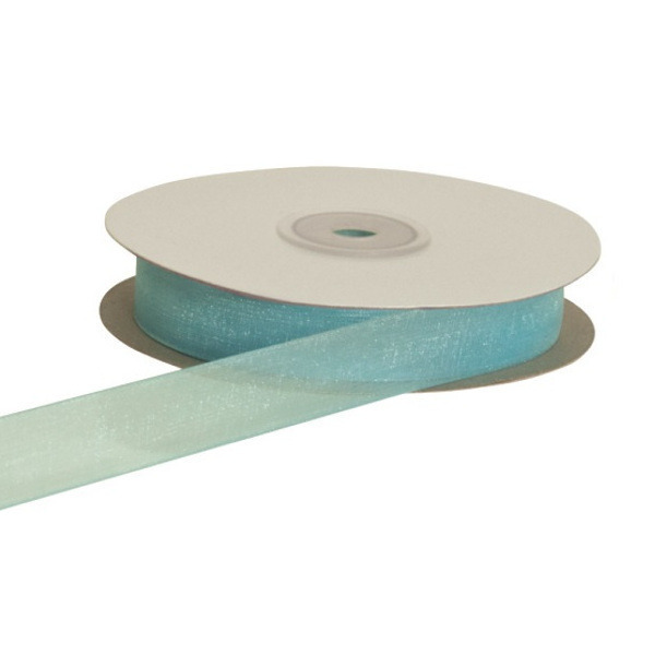 Nastro organza cielo 10mm 50mt - e1013 - e1013