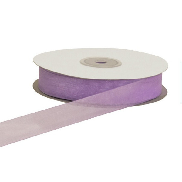 Nastro organza lilla 40mm 50mt - e4015 - e4015