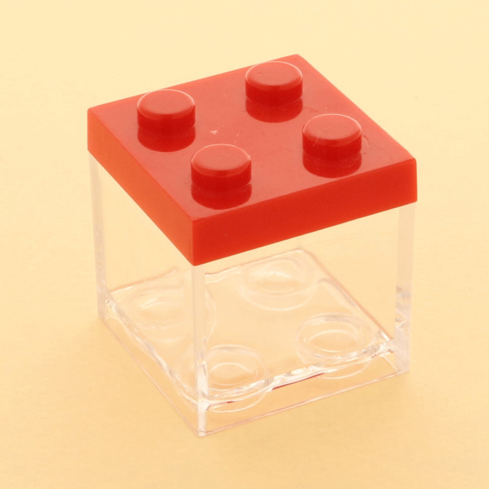 Cube box cm 5x5x5 rosso - sc314 - sc314