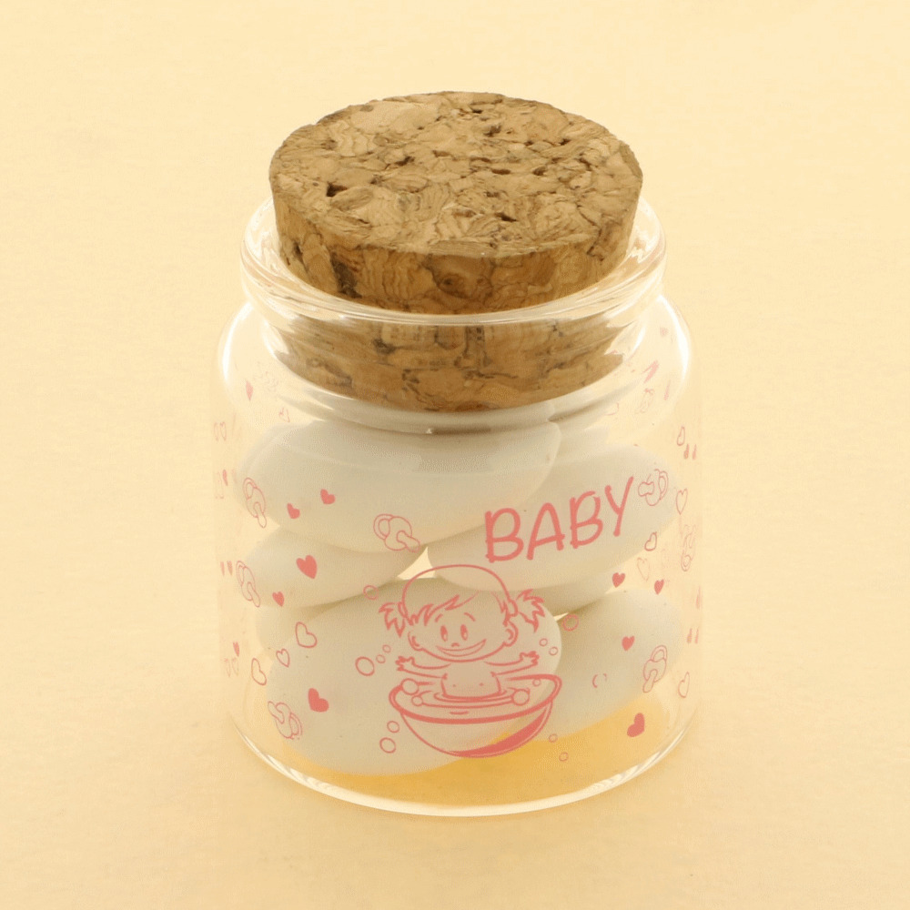 Color bottiglia baby rosa cm 6 - sc331 - sc331