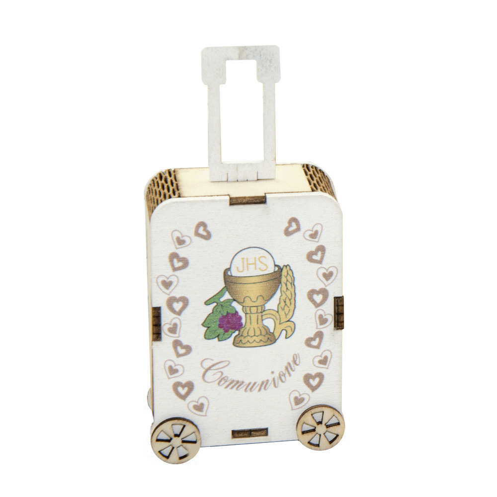 Trolley comunione cm. 5,5 h. 12 - sc536 - sc536