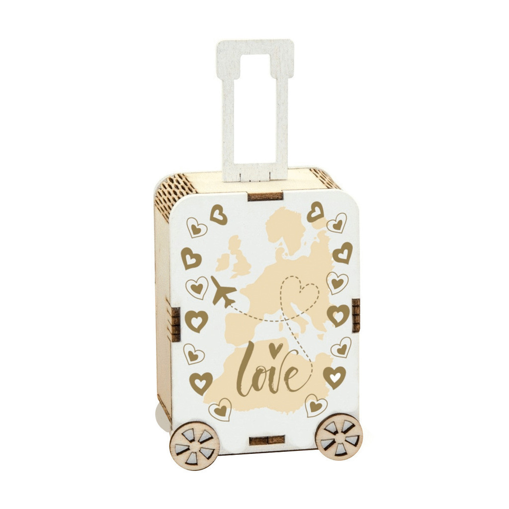 Trolley matrimonio cm. 5,5 h. 12 - sc541 - sc541