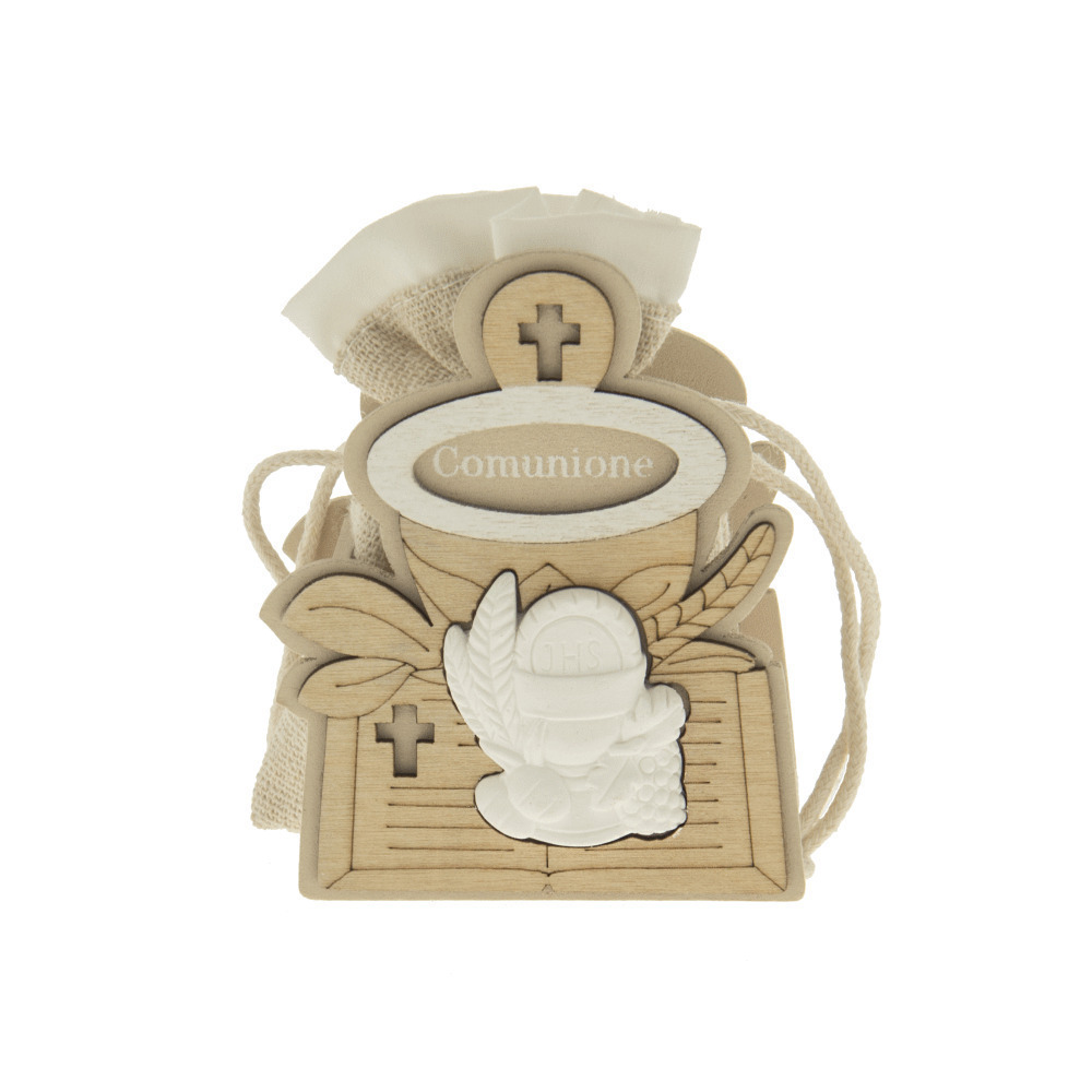 Portaconfetti in legno calice comunione - sc568
