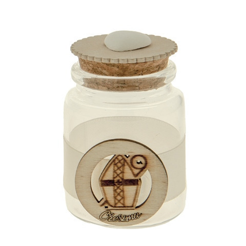 Flower barattolo cresima h. 7 - sc624 - sc624 Flower barattolo cresima h. 7 - sc624 - sc624