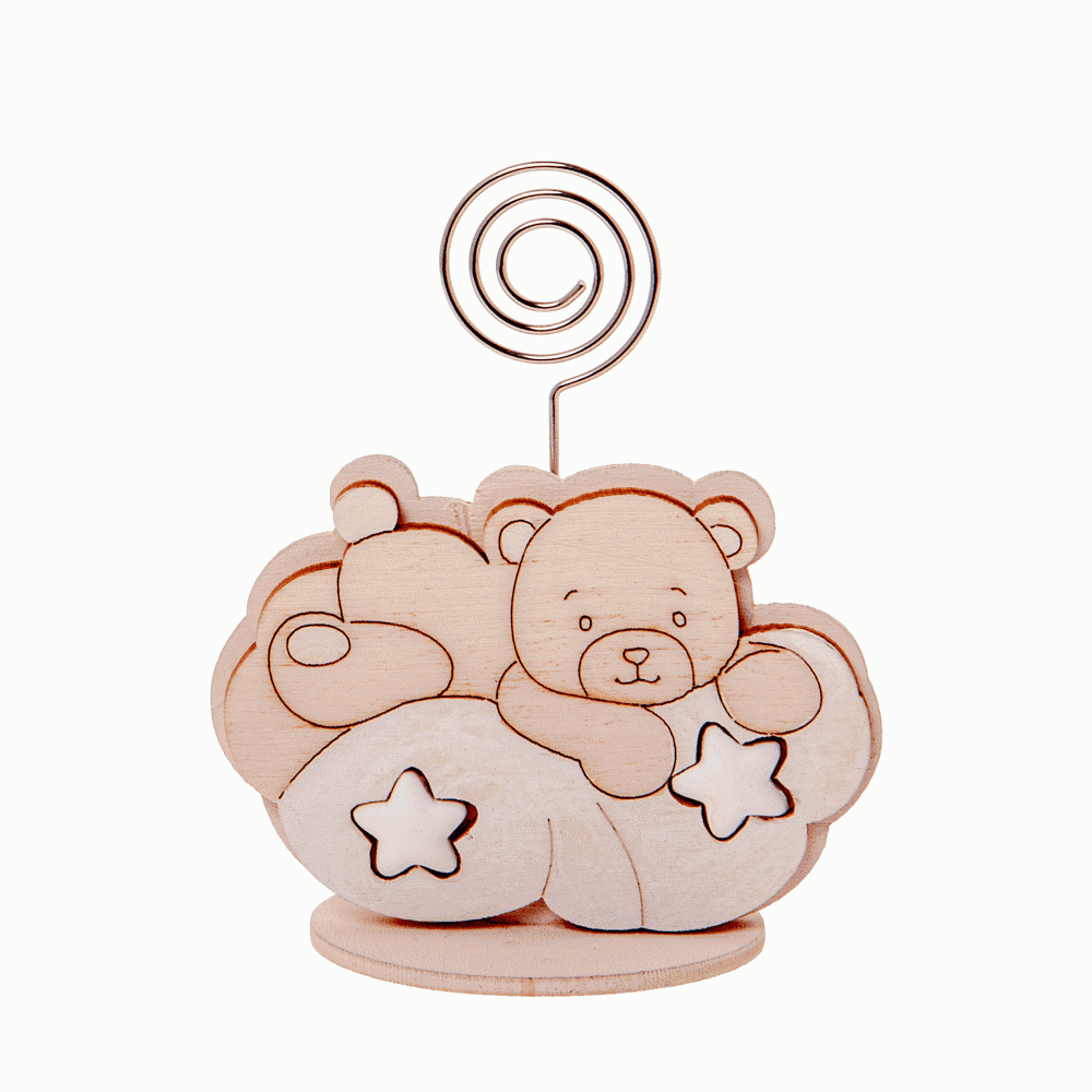 Two stars clip h. 8 rosa - sc653 Two stars clip h. 8 rosa - sc653