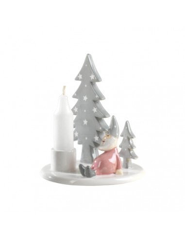 Portacandela - grigio- rosa - 20dc852