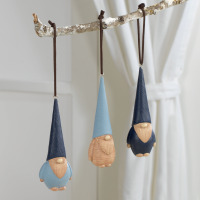 Set 3 babbi natale in resina - assortito - 20ec1457