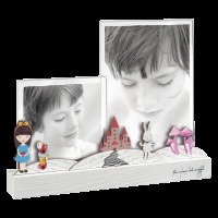 Portafoto doppio in legno e acrilico - assortito - 2wea1366-2 Portafoto doppio in legno e acrilico - assortito - 2wea1366-2