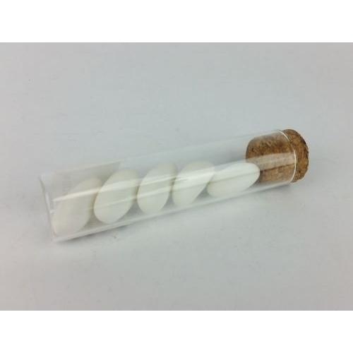 Fialetta in vetro porta confetti con tappo in sughero - ac32