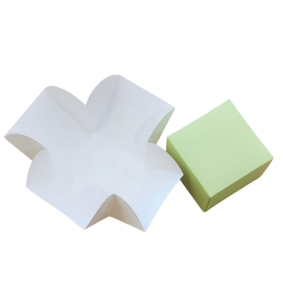 Scatola cartone 6x6x6 cm verdino - box09ltgr