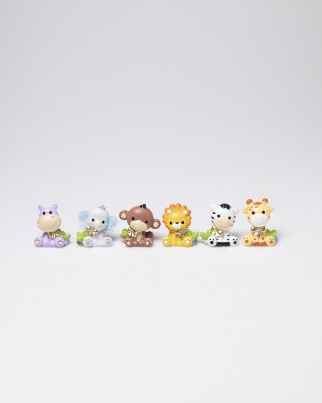 Animali mini foresta 6 soggetti assortiti 3,5x4 cm - caf701