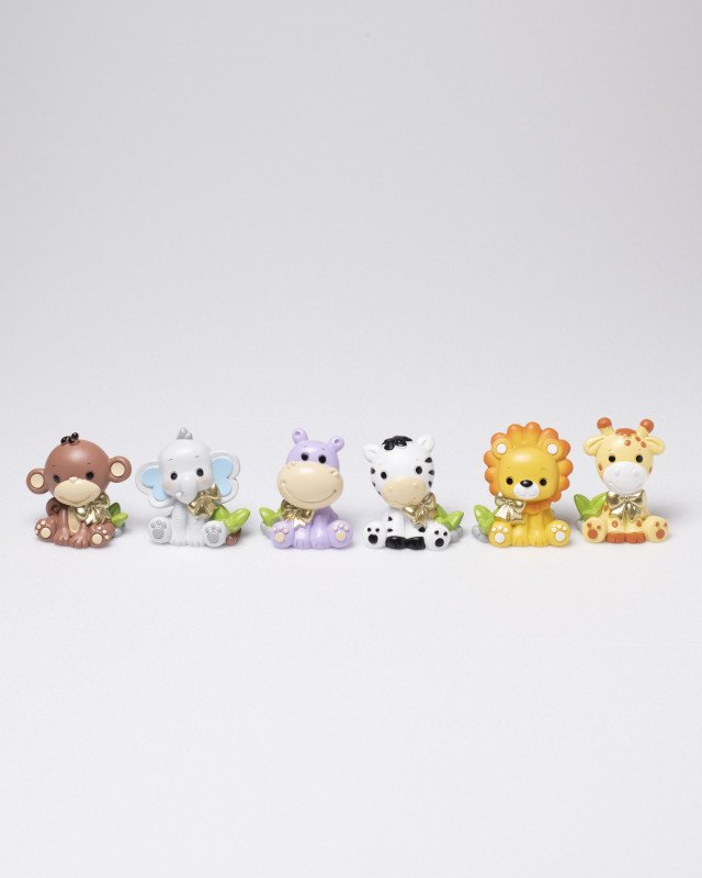 Animali foresta medi 6 soggetti assortiti 5,3x5,2 cm - caf708