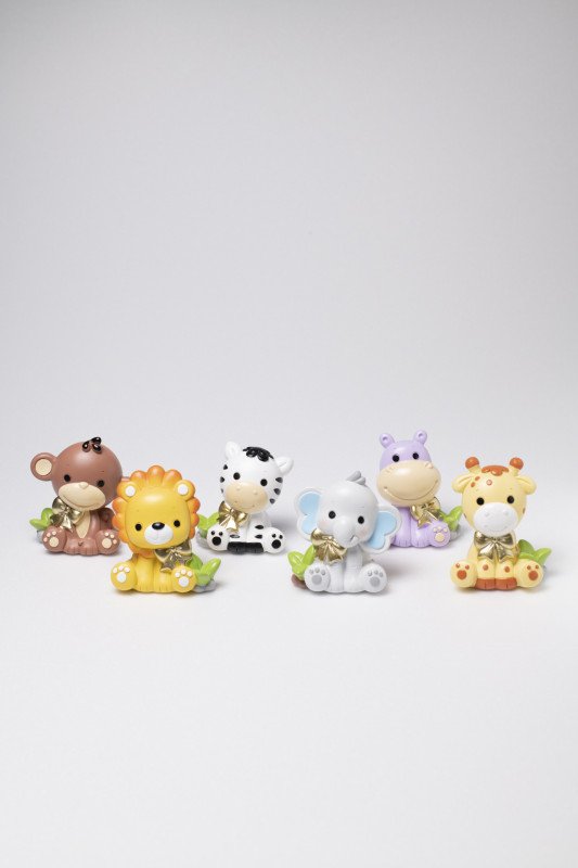 Animali foresta grandi 6 soggetti assortiti 7,2x8 cm - caf709