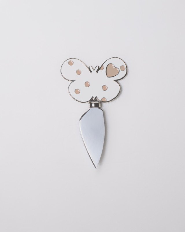 Coltello farfalla bianco - kk29