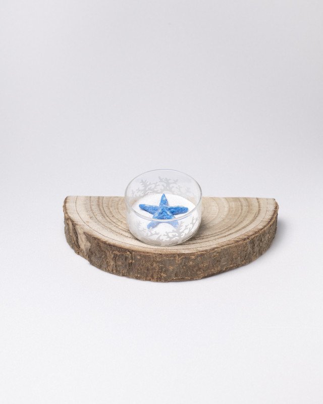 Porta candela mare piccolo con astuccio - map108