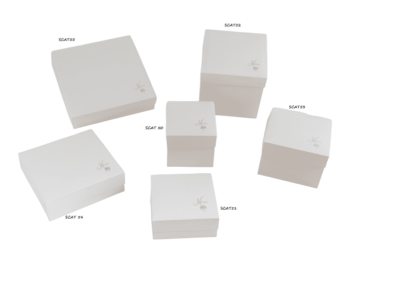 Scatola Con Logo Bianca - scat50