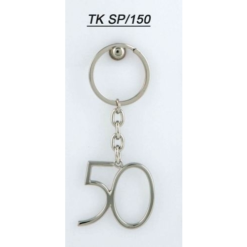 Portachiavi cinquantesimo acciaio - tksp150 Portachiavi cinquantesimo acciaio - tksp150