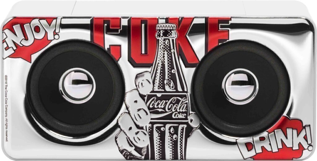 Sound touch maxi - coca-cola® 23x8cm Altezza 11cm - bianco/arg - red&white - 0.02172 Sound touch maxi - coca-cola® 23x8cm Altezza 11cm - bianco/arg - red&white - 0.02172