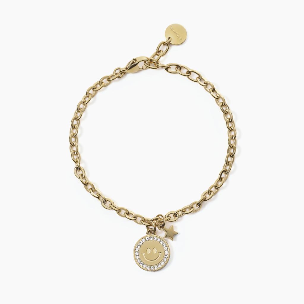 Bracciale in acciaio 316l e pvd gold - 232313