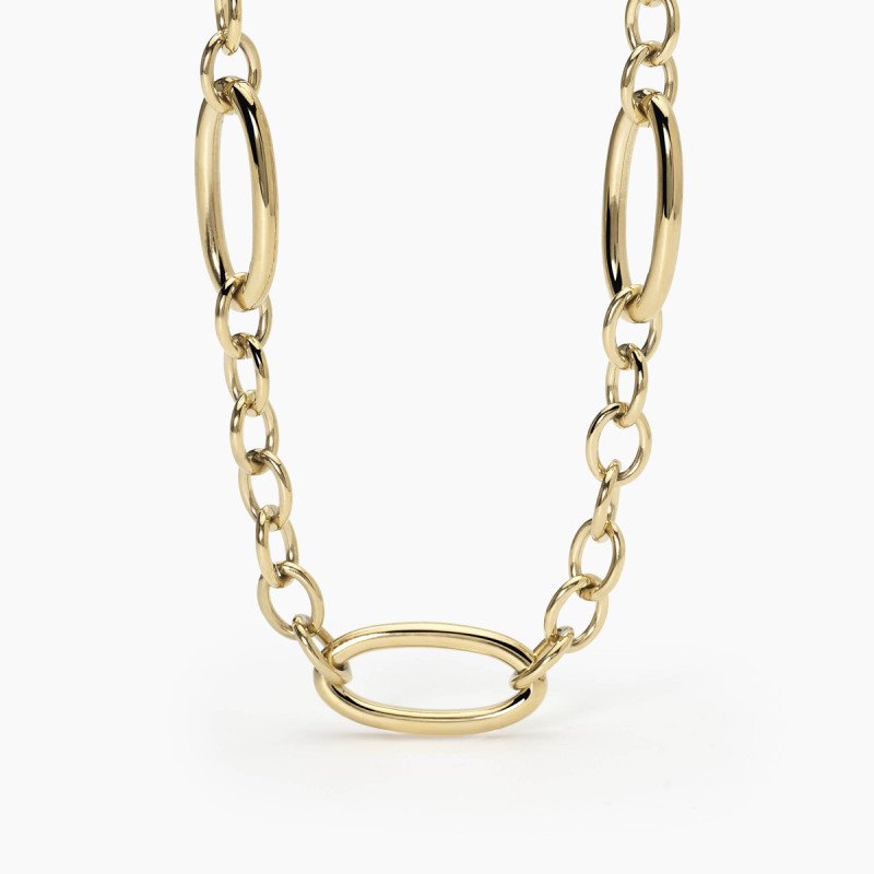 Girocollo in acciaio 316L PVD giallo - 251881 Girocollo in acciaio 316L PVD giallo - 251881