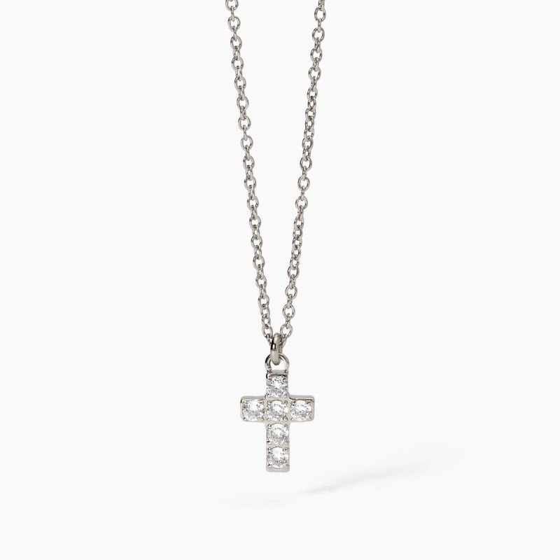 Girocollo in acciaio 316L zirconi - 251893 Girocollo in acciaio 316L zirconi - 251893