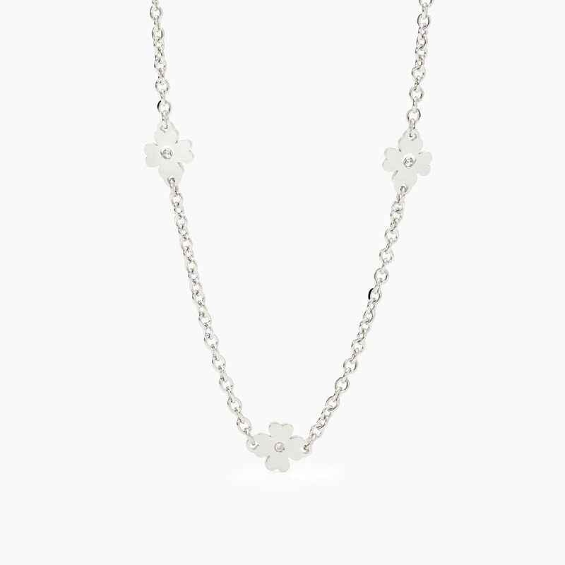 Girocollo in acciaio 316L cristalli - 251934 Girocollo in acciaio 316L cristalli - 251934