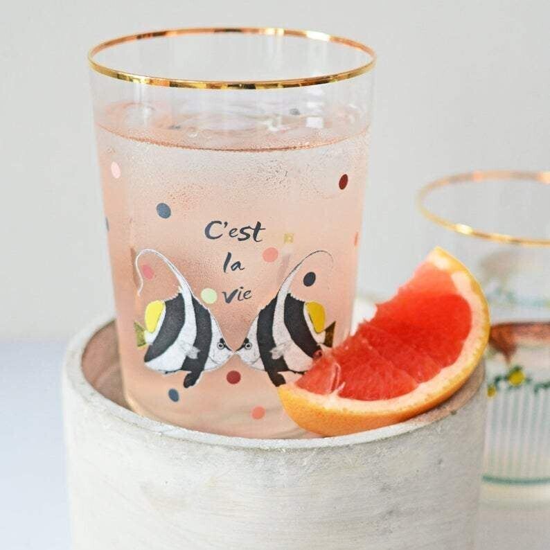 Set 6 bicchieri fish hi ball glass - a22131003