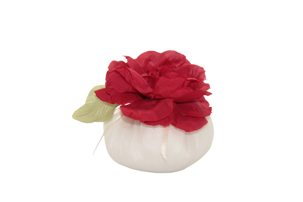 Rosa piccolo bicolore 9x5 cm + sacchetto piccolo 091704 - 021962+a