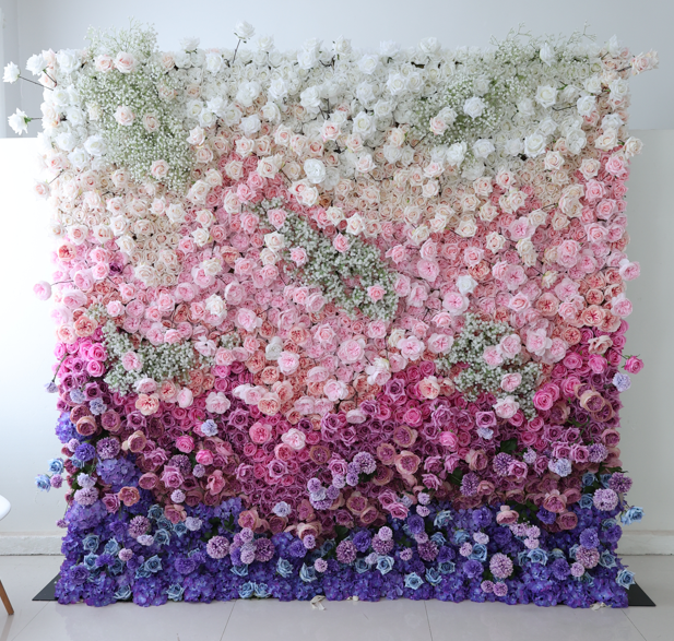 Pannello backdrop rose assortite 1x4 mt - 030003