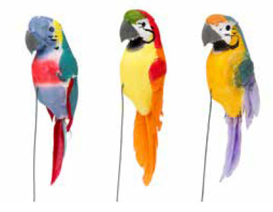 Pappagallo acquamarina 16 cm - 030160+22