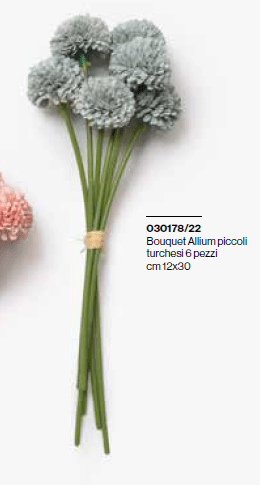 Bouquet allium acqua matina 6 pz 30 cm - 030178+22