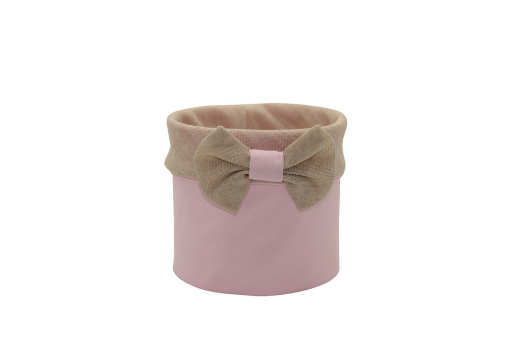Cestino grande bicolore con fiocco col. 2 - 091590+2