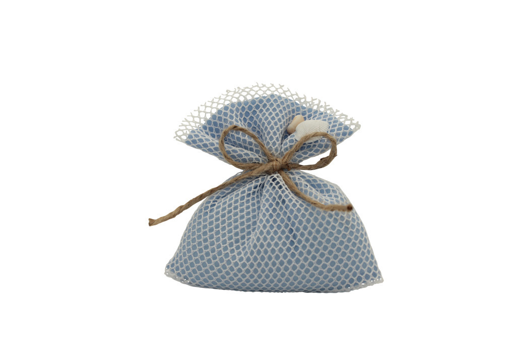 Sacchetto mare con rete con stel e conch 11x12 - 091660+16