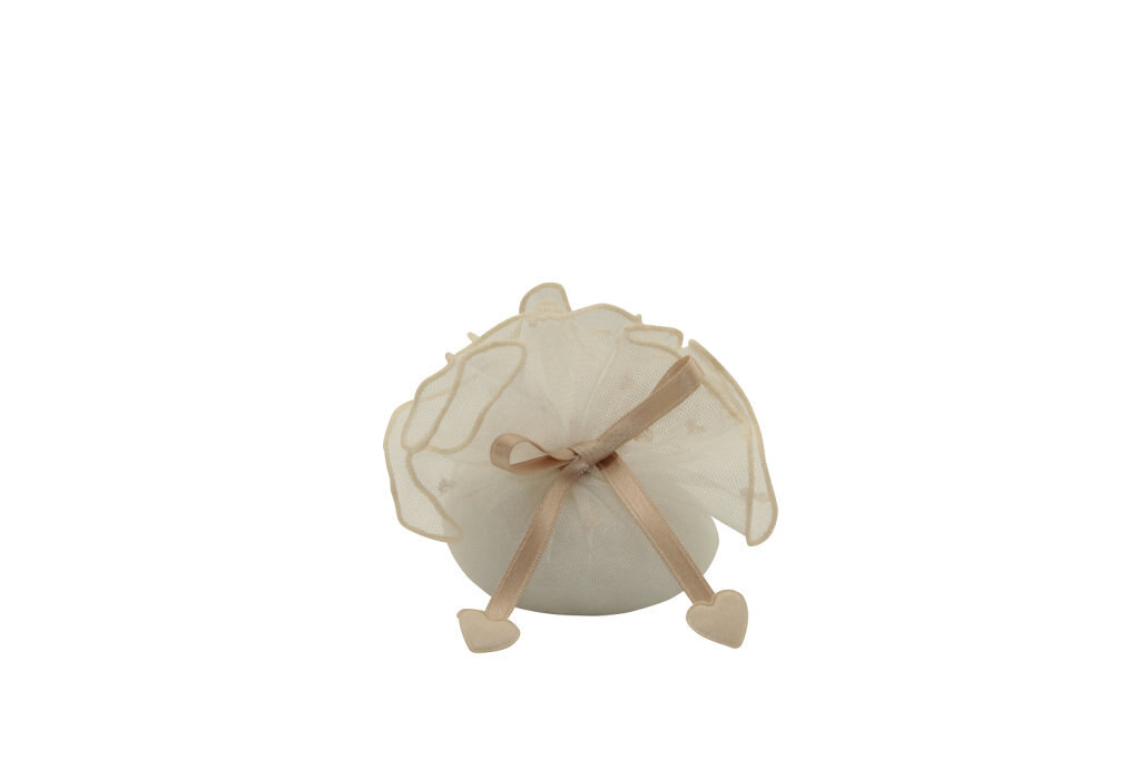 Disco diam 24 tulle cuoricini - 091662