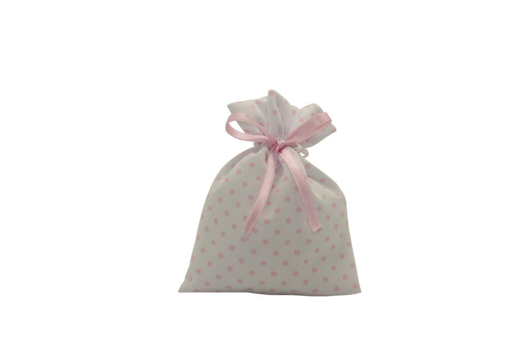 Sacchetto rett cotone pois 9x9 - 091673+2