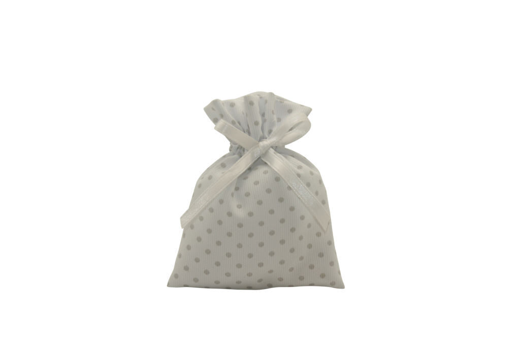 Sacchetto rett cotone pois 9x9 - 091673+21