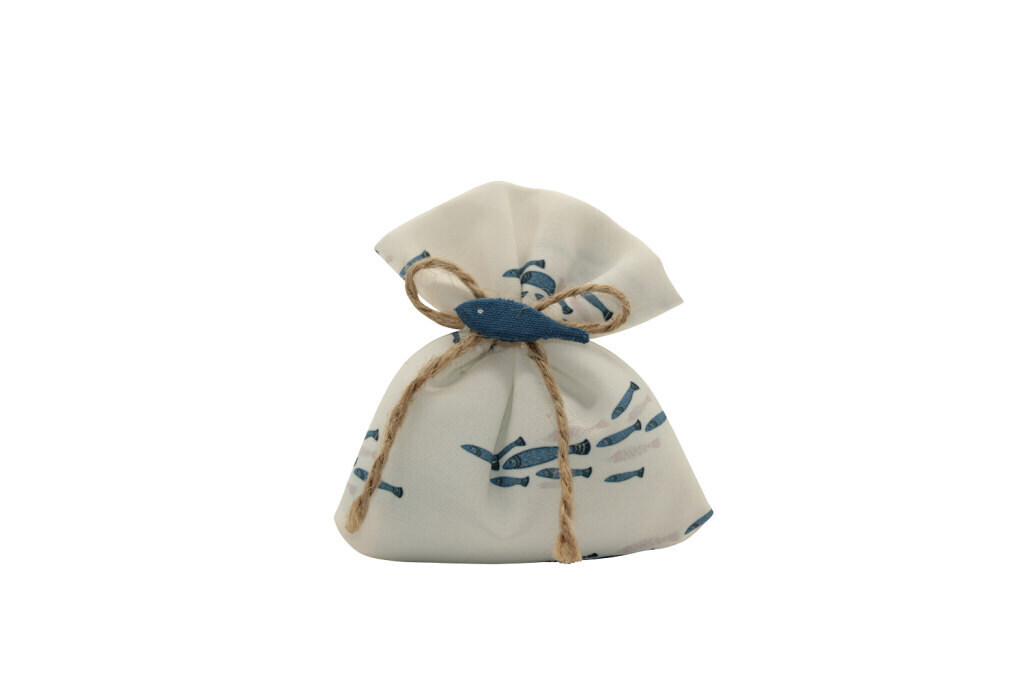 Sacchetto rett pesciolini blu finito - 091748