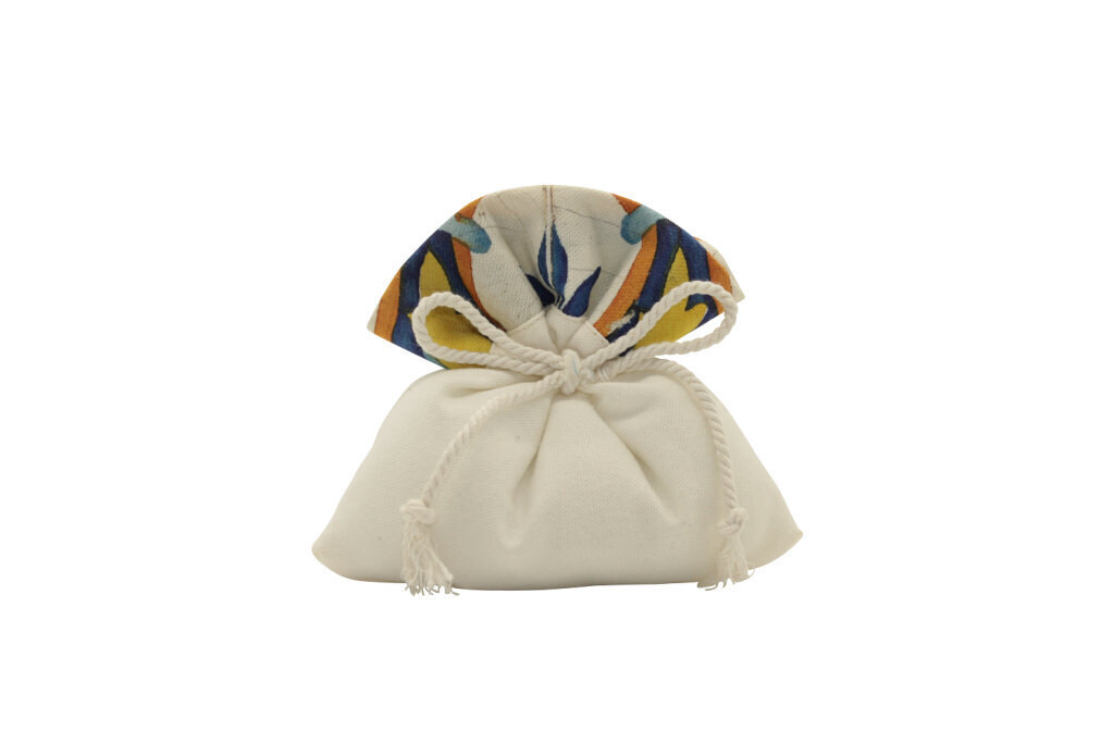 Sacc rett stoffa mattonelle + cordoncino 14x12 - 091753