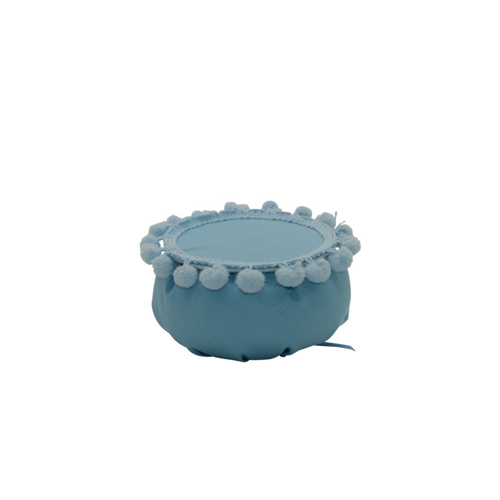 Sacchetto tondo pon pon 11x11x5,5 - 091804+3