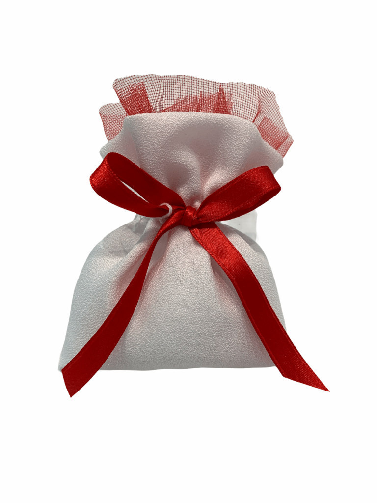 Sacch rett crepe con tulle 9x12 cm - 091867+14
