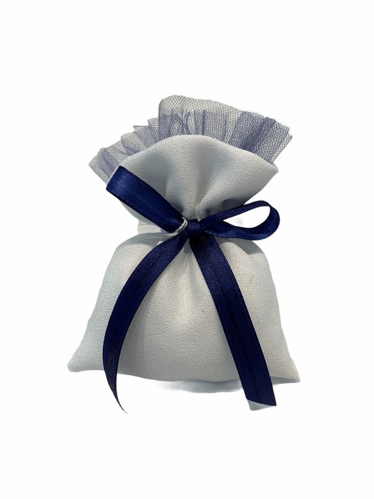Sacch rett crepe con tulle 9x12 cm - 091867+16