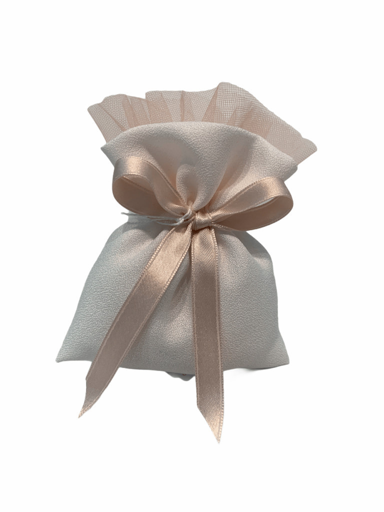 Sacch rett crepe con tulle 9x12 cm - 091867+2